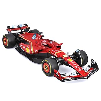 1/18 F1ブラーゴ　フェラーリSF-24 C.ルクレール×LED照明ケース ブラゴ 1/43 フェラーリ SF-24 2024 F1 イモラGP #16 C